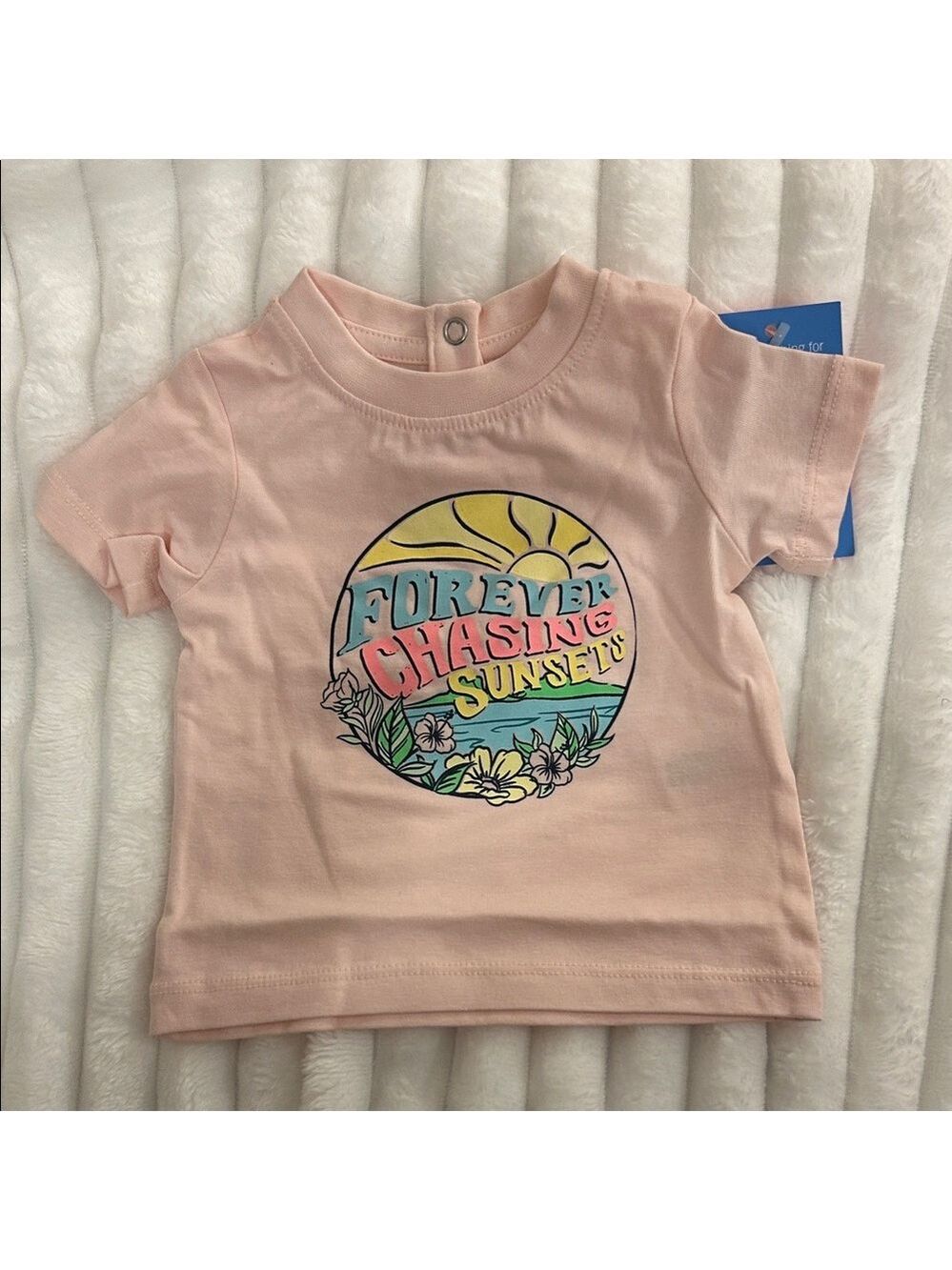 Ruffle Butts Light Pink Graphic Tee